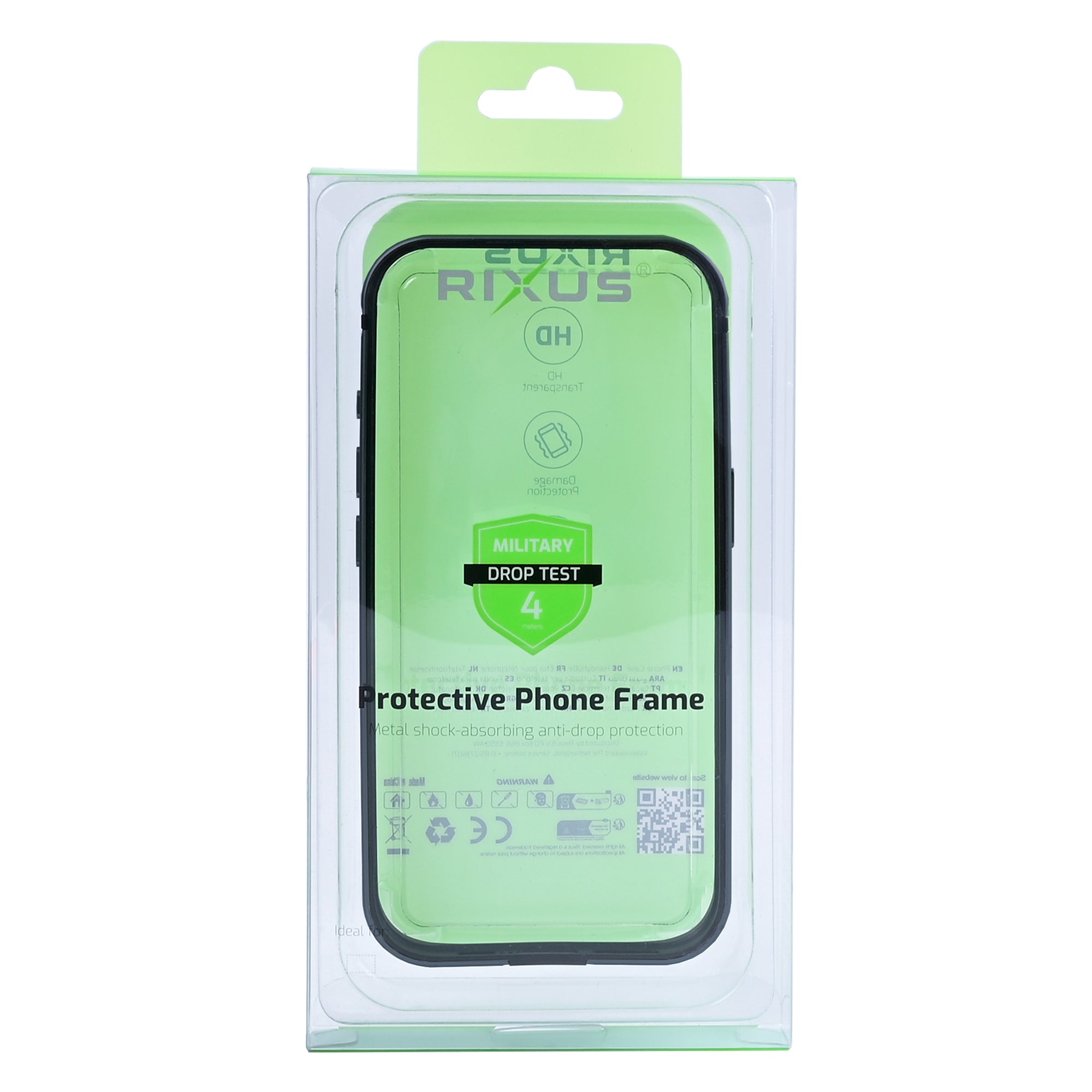 Rixus Crash Guard Case For Apple iPhone 15 Pro Blue Titanium