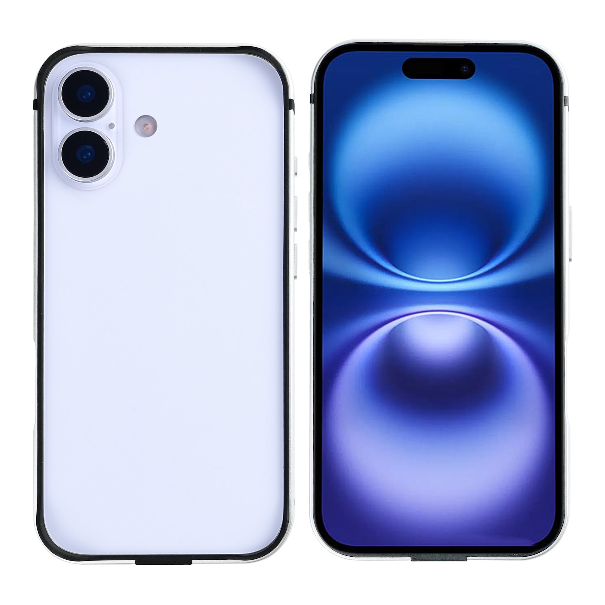 Rixus Crash Guard Case For Apple iPhone 16 White