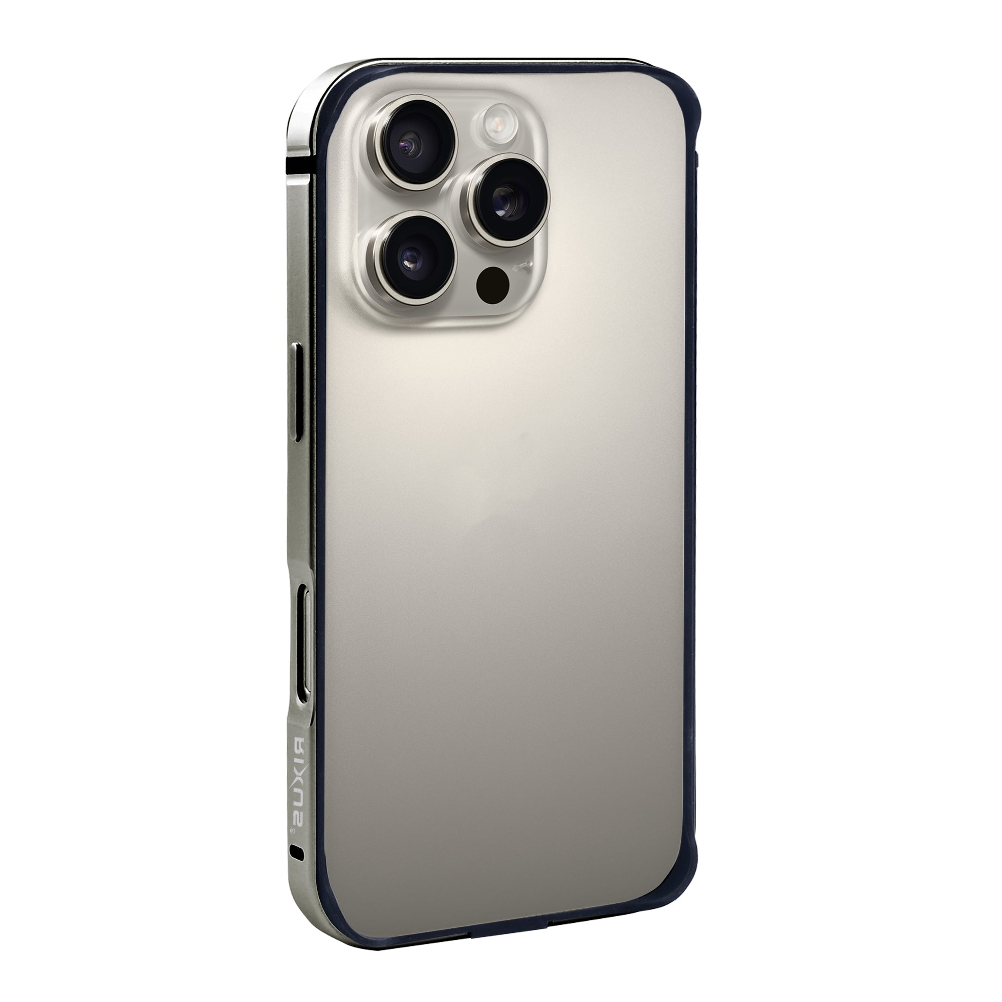 Rixus Crash Guard Case For Apple iPhone 16 Pro Natural Titanium