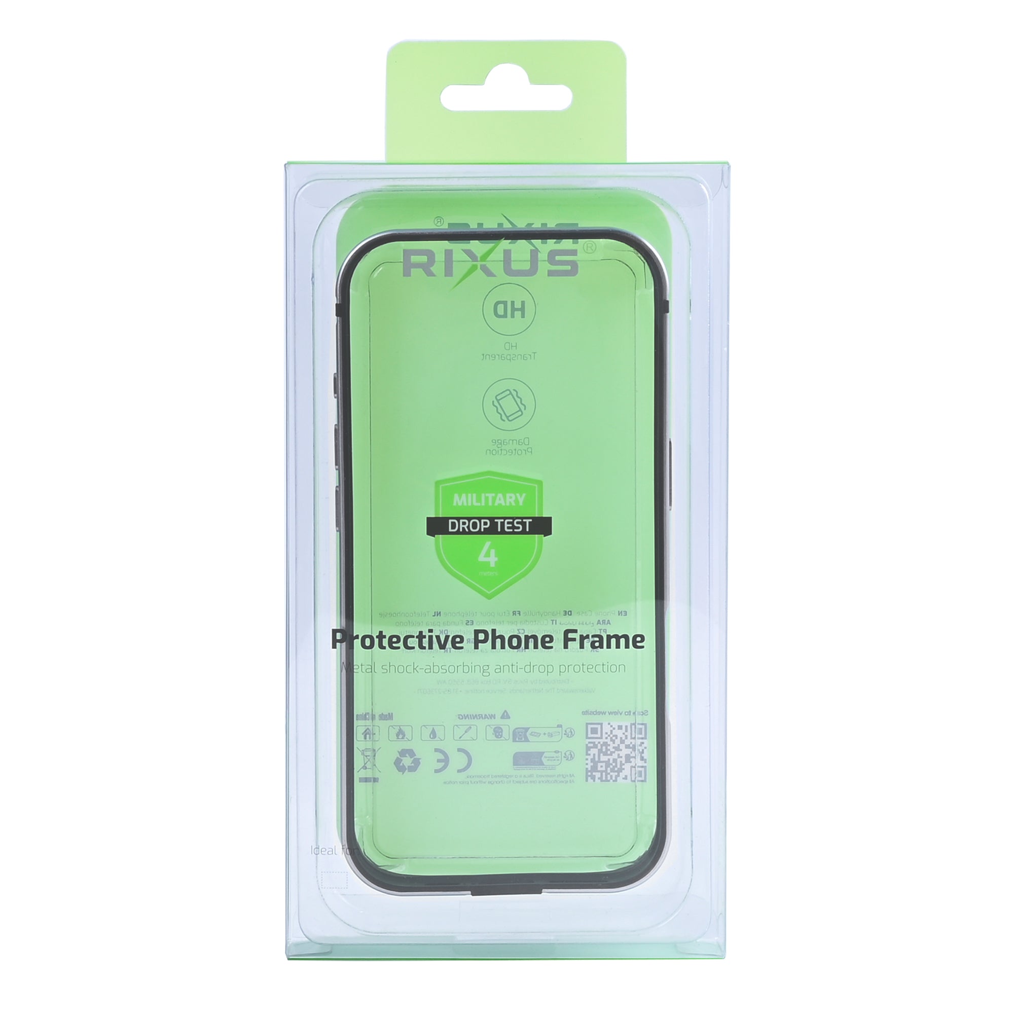 Rixus Crash Guard Case For Apple iPhone 17 Pro Max Silver