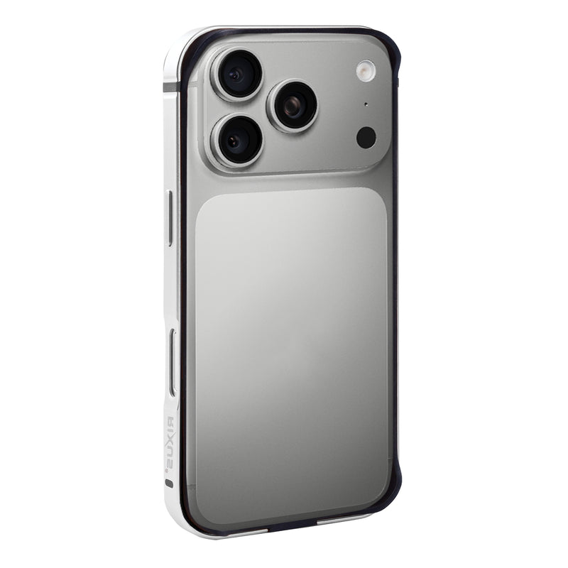Rixus Crash Guard Case For Apple iPhone 17 Pro Max Light Grey