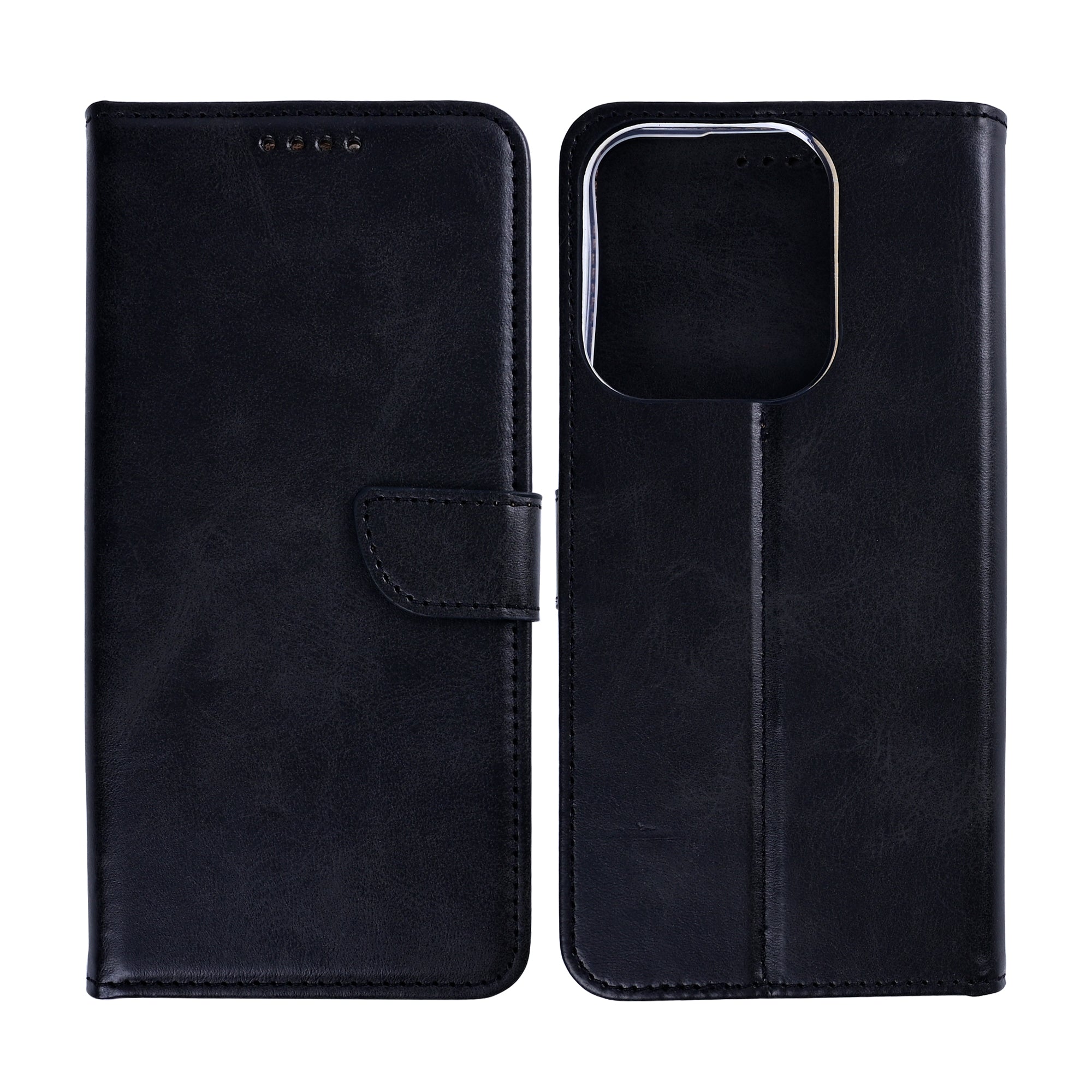 Rixus Bookcase For Xiaomi Redmi 15C Black