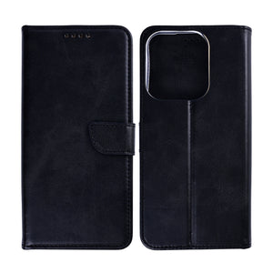 Rixus Bookcase For Xiaomi Redmi 15C Black