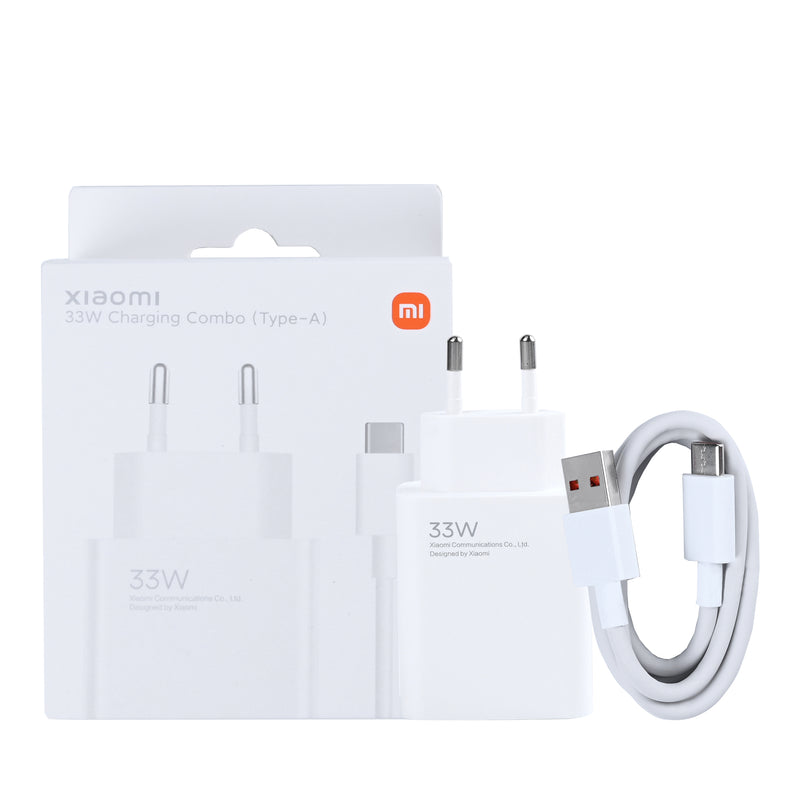 Xiaomi MDY-11-EZ Charging Combo USB-A 100CM 33W White Original Retail Box