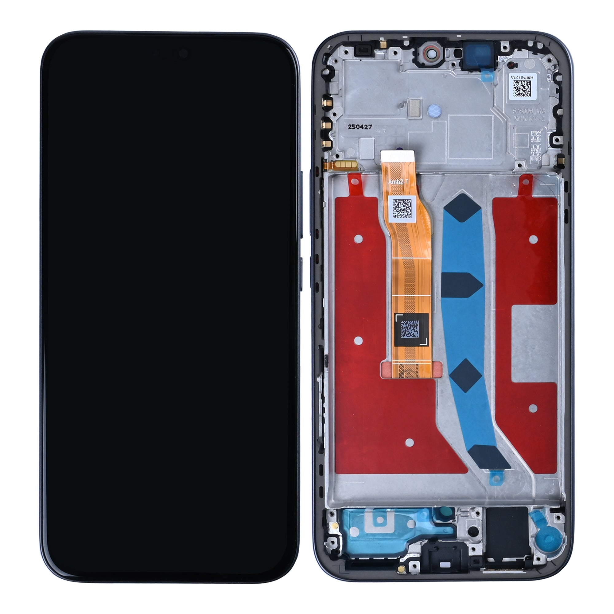 Honor 400 Lite Display And Digitizer With Frame Velvet Black OEM
