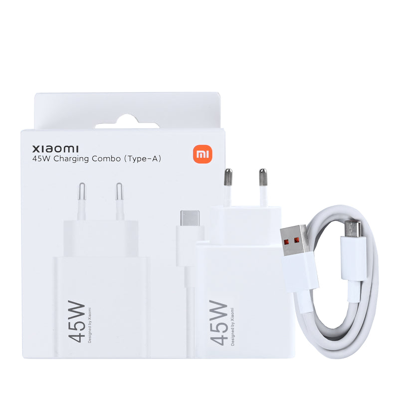 Xiaomi MDY-17-EF Charging Combo USB-A 100CM 45W White Original Retail Box