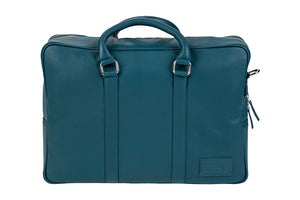 BLUCACTUS OB1002GR Leather Office Bag Green