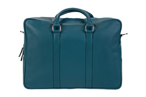 BLUCACTUS OB1002GR Leather Office Bag Green