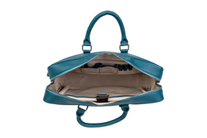BLUCACTUS OB1002GR Leather Office Bag Green