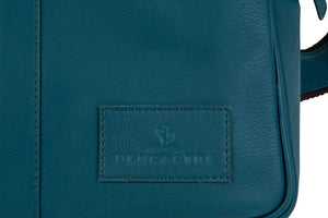 BLUCACTUS OB1002GR Leather Office Bag Green