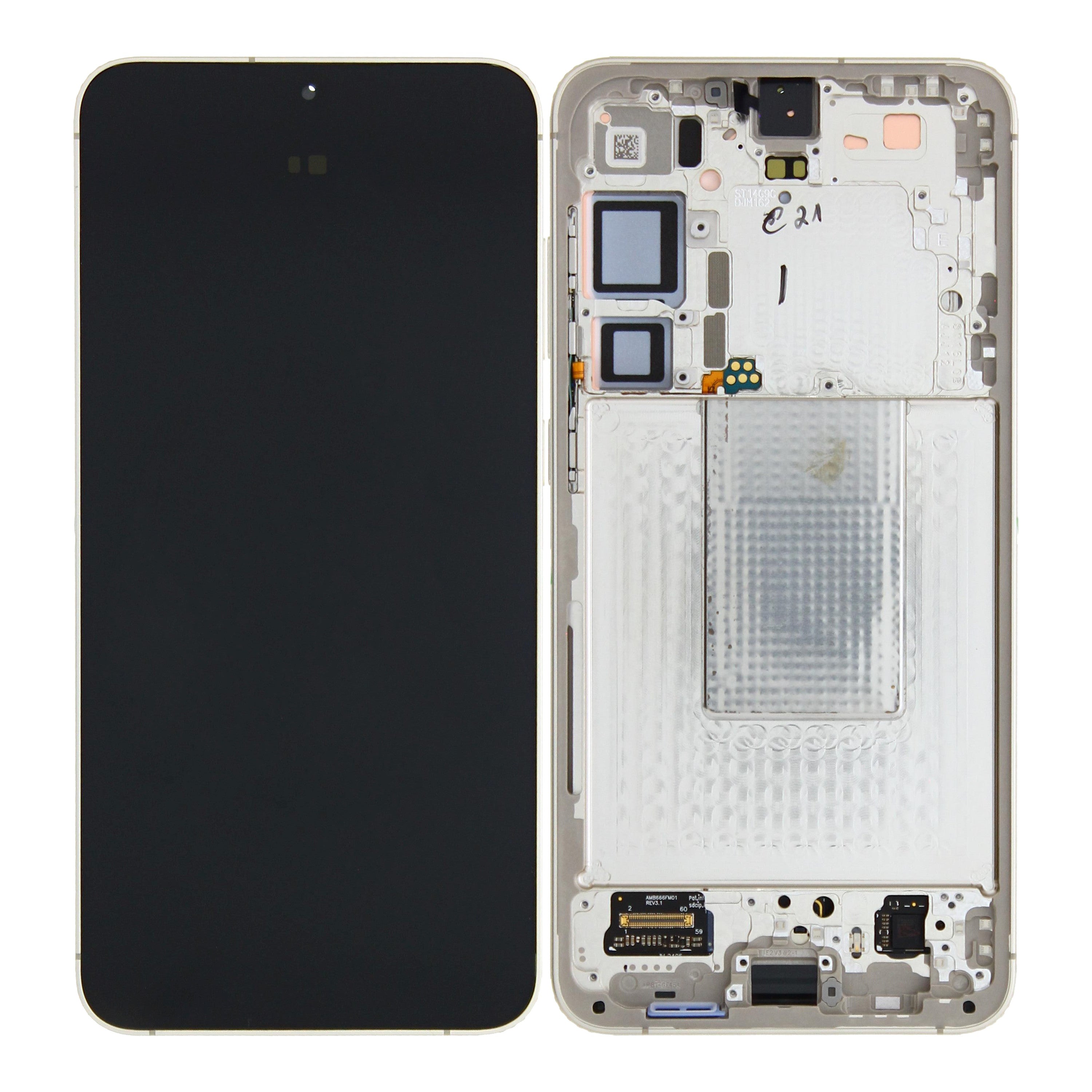 Samsung Galaxy S24 Plus S926B Display And Digitizer With Frame Jade Green Pre-Assembled