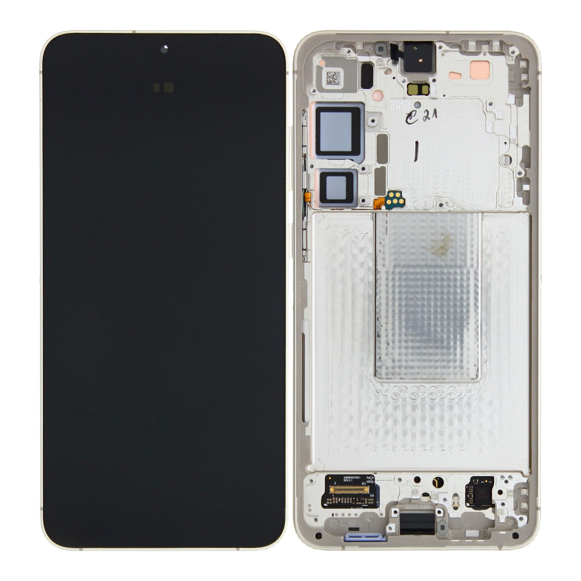 Samsung Galaxy S24 Plus S926B Display And Digitizer With Frame Jade Green Pre-Assembled