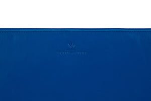 BLUCACTUS LS1004BL Leather Laptop Sleeve 14 inch Blue