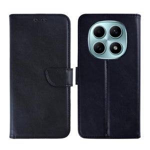 Rixus Bookcase For Xiaomi Redmi Note 15 Black