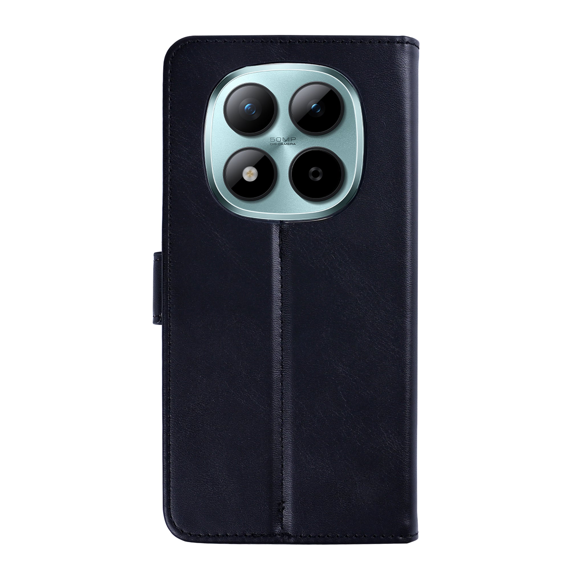 Rixus Bookcase For Xiaomi Redmi Note 15 Pro Plus Black