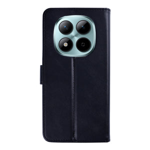 Rixus Bookcase For Xiaomi Redmi Note 15 Pro Plus Black