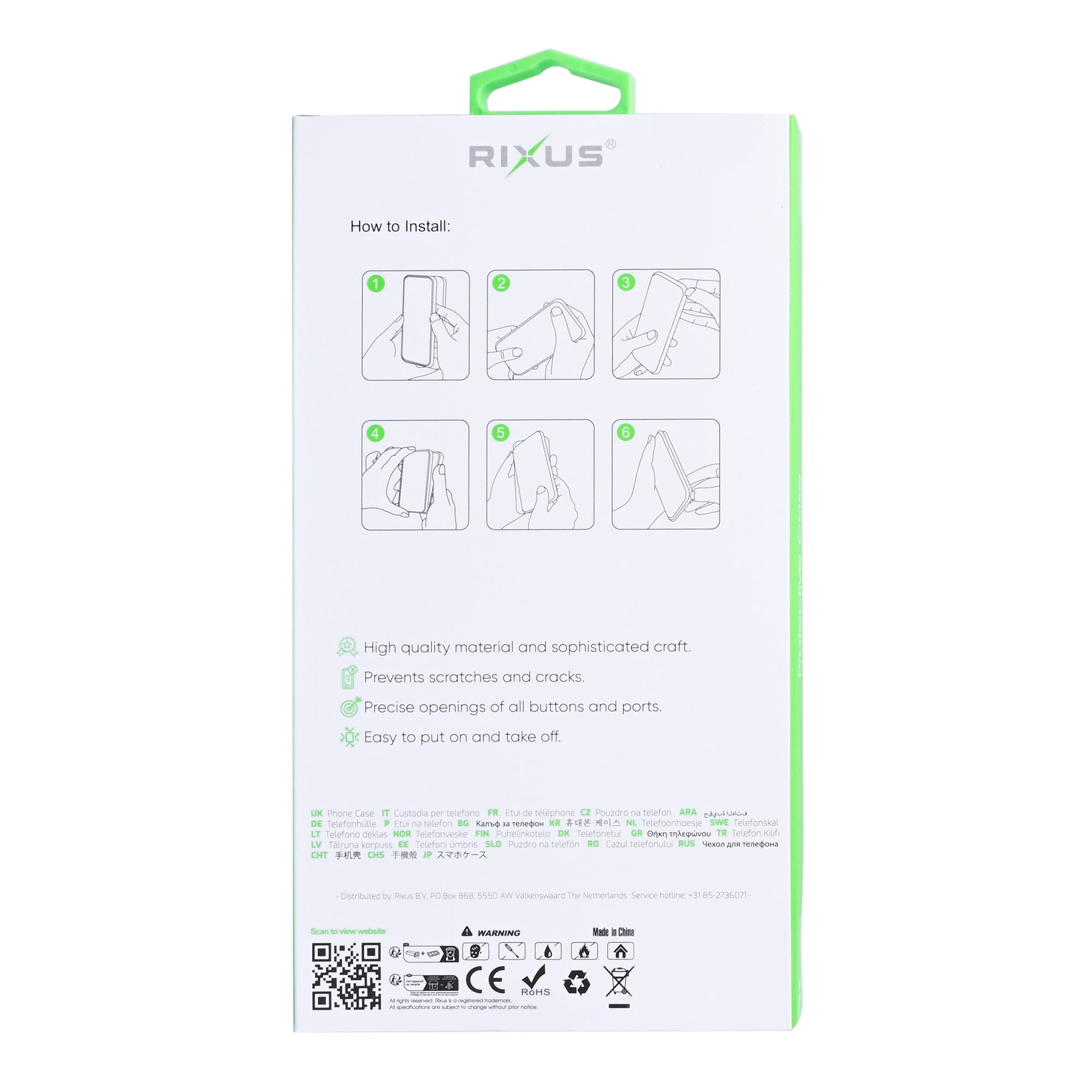 Rixus Anti-Burst Case With MagSafe Compatible For Xiaomi Redmi 15 Transparent