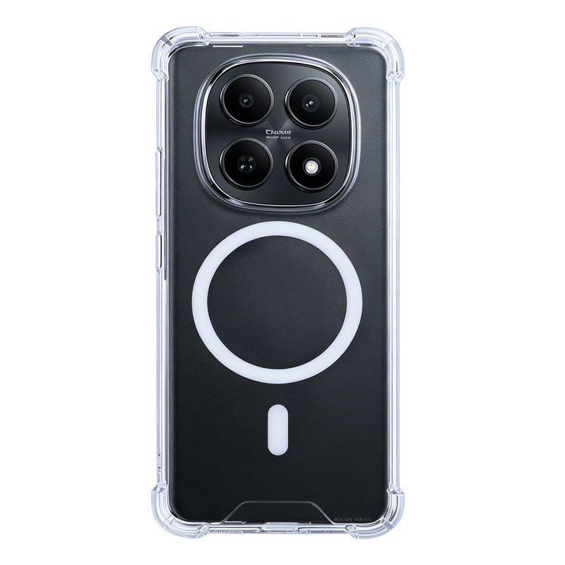 Rixus Anti-Burst Case With MagSafe Compatible For Xiaomi Redmi Note 15 Transparent