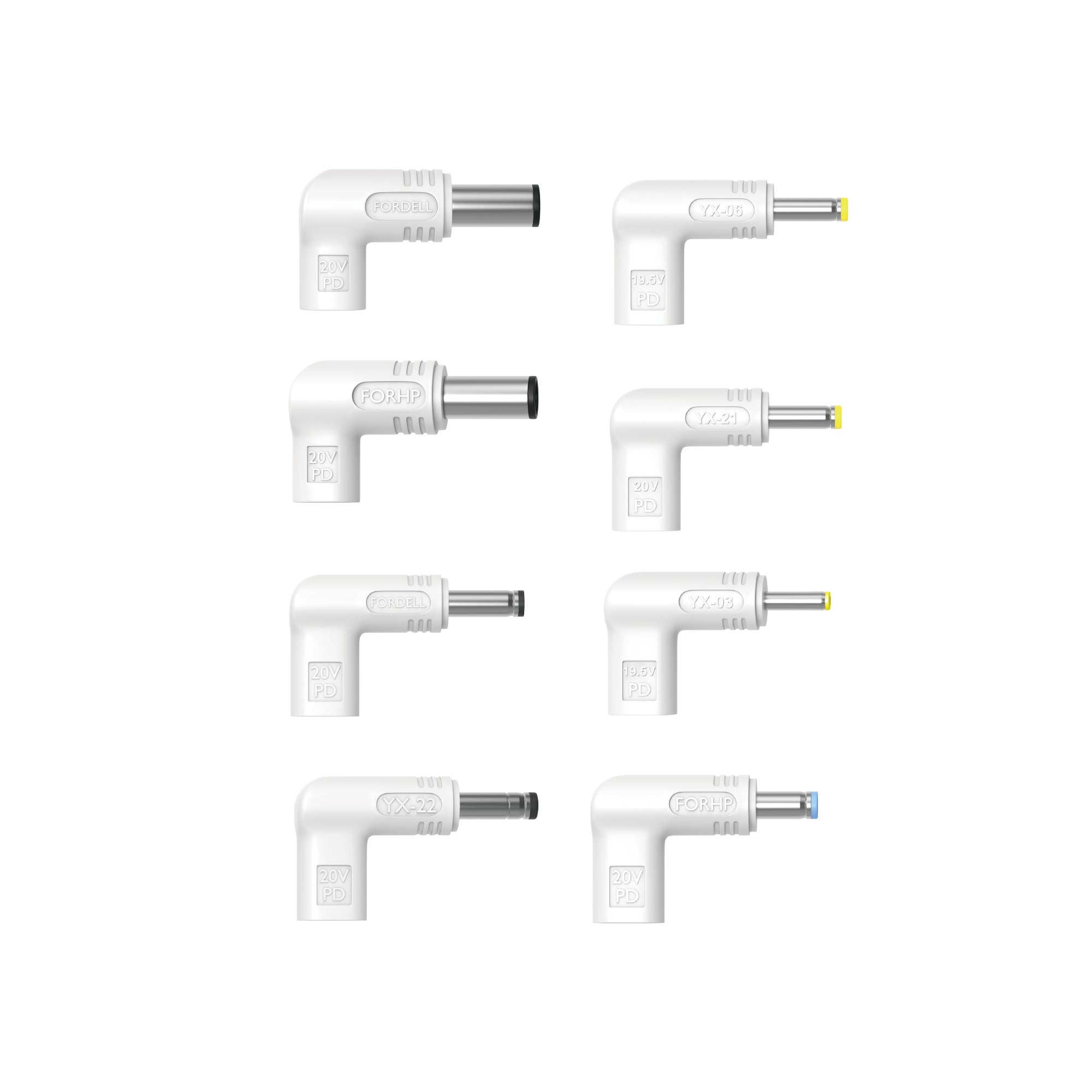 Rixus RXLC93 Universal Laptop Charger 100W 8 Connectors White