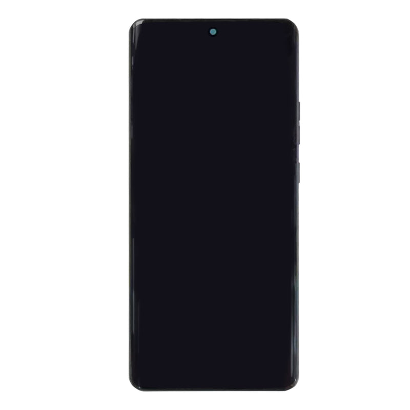 Motorola Edge 50 Pro Display And Digitizer With Frame Black Beauty OEM