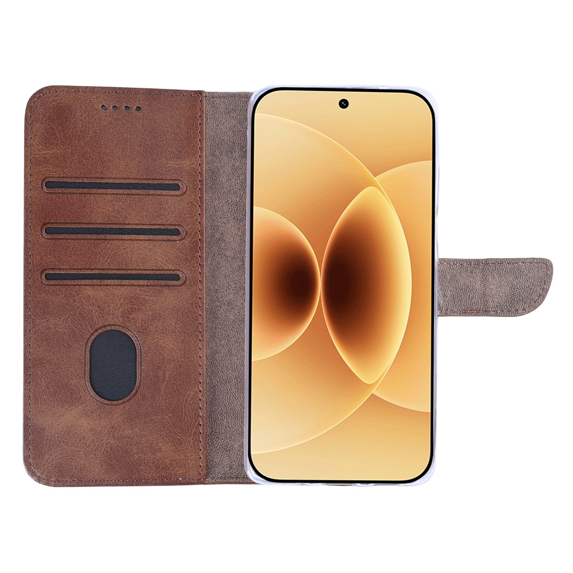 Rixus Bookcase For Xiaomi 17 Brown