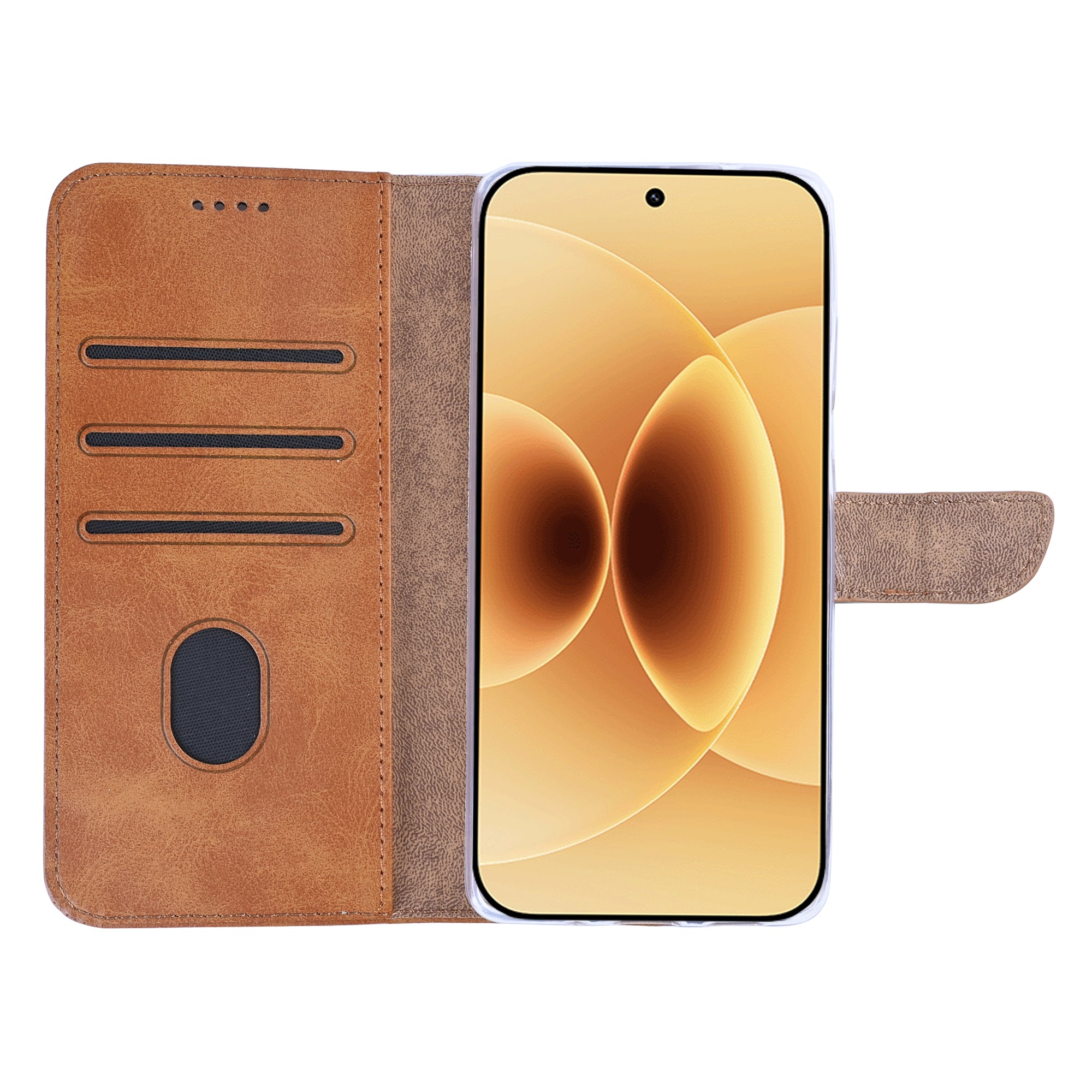 Rixus Bookcase For Xiaomi 17 Light Brown
