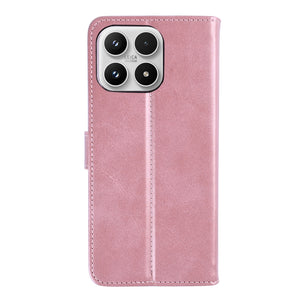 Rixus Bookcase For Xiaomi 17 Pink