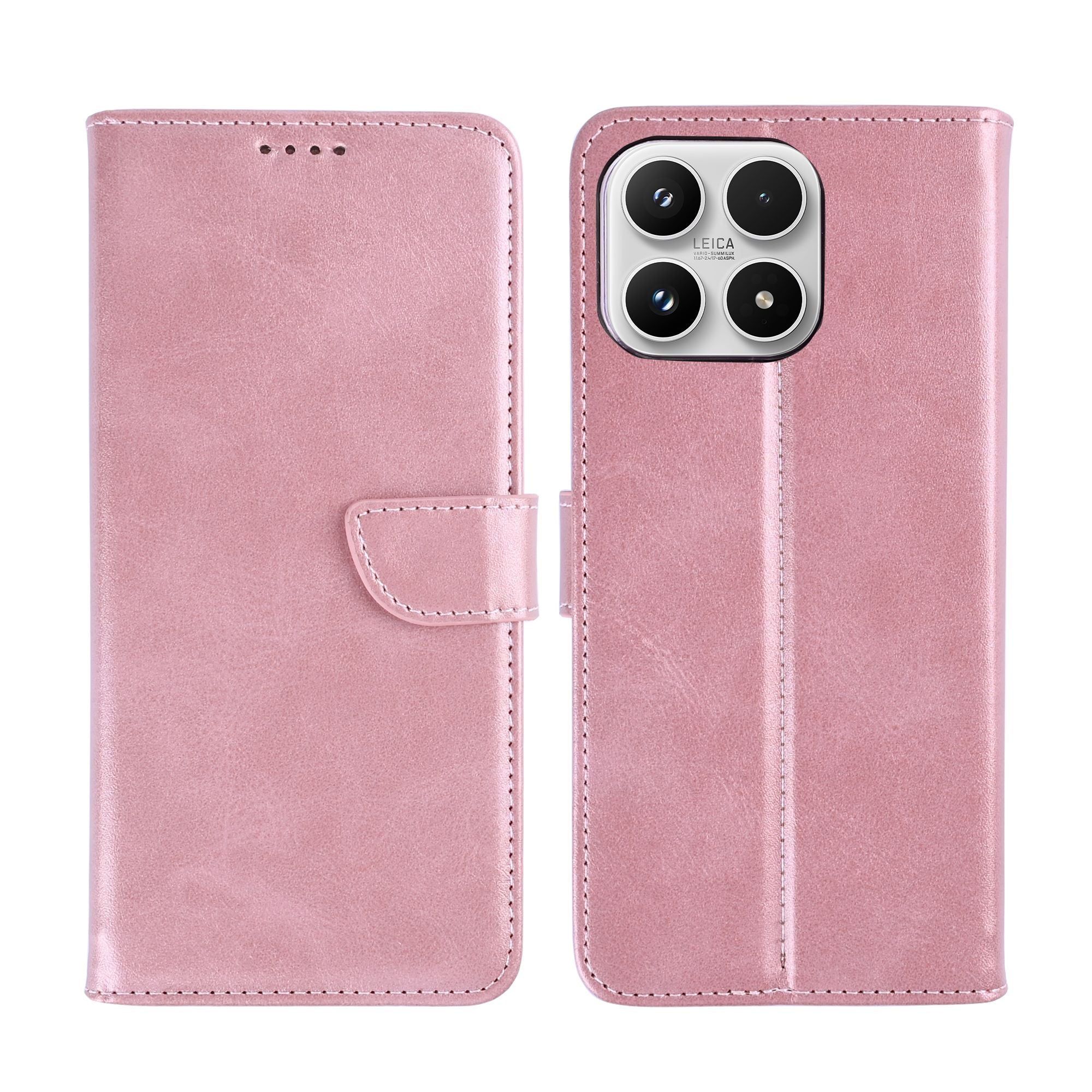 Rixus Bookcase For Xiaomi 17 Pink
