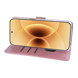Rixus Bookcase For Xiaomi 17 Pink