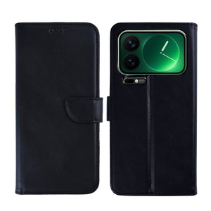 Rixus Bookcase For Xiaomi 17 Pro Black