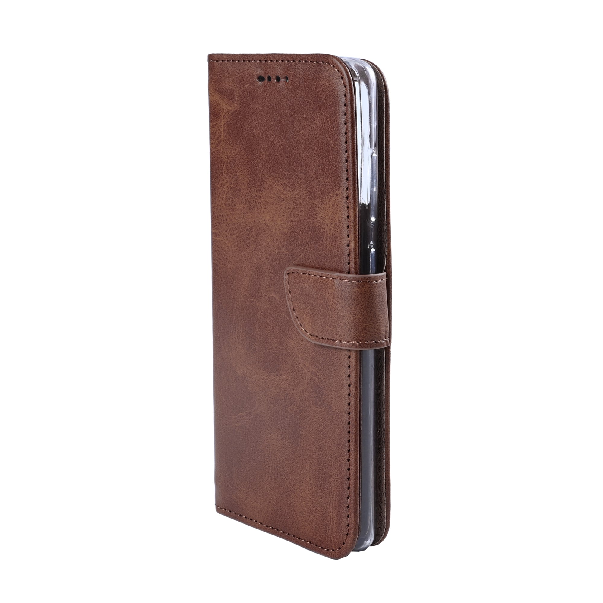 Rixus Bookcase For Xiaomi 17 Pro Brown