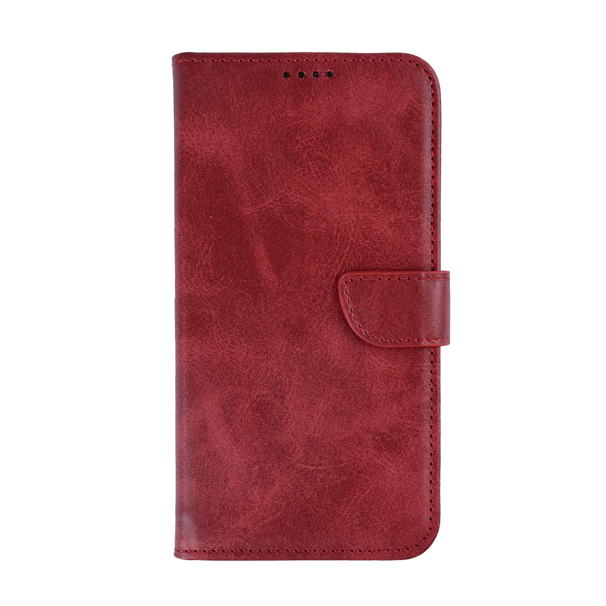 Rixus Bookcase For Xiaomi 17 Pro Dark Red