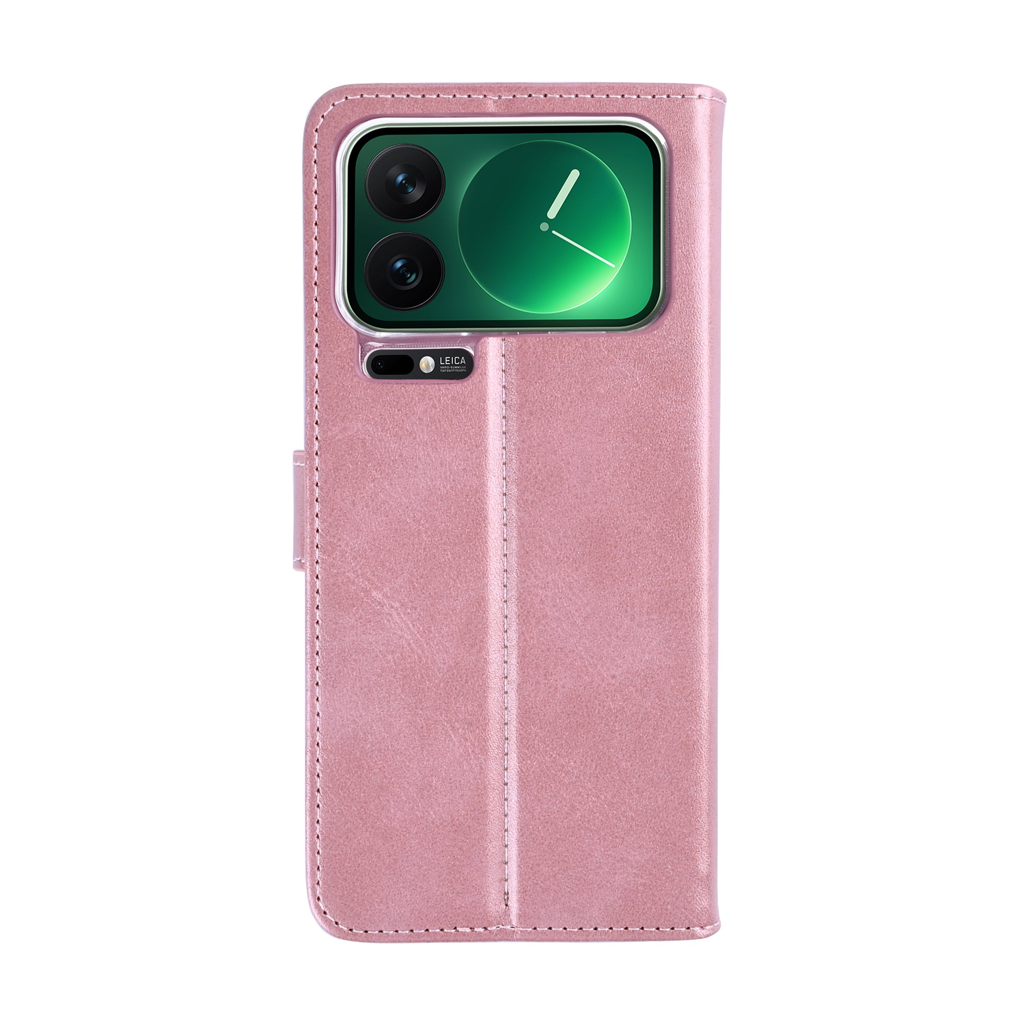 Rixus Bookcase For Xiaomi 17 Pro Pink