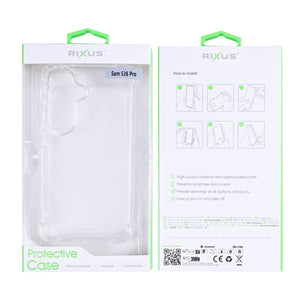Rixus Anti-Burst Case For Samsung Galaxy S26 Transparent