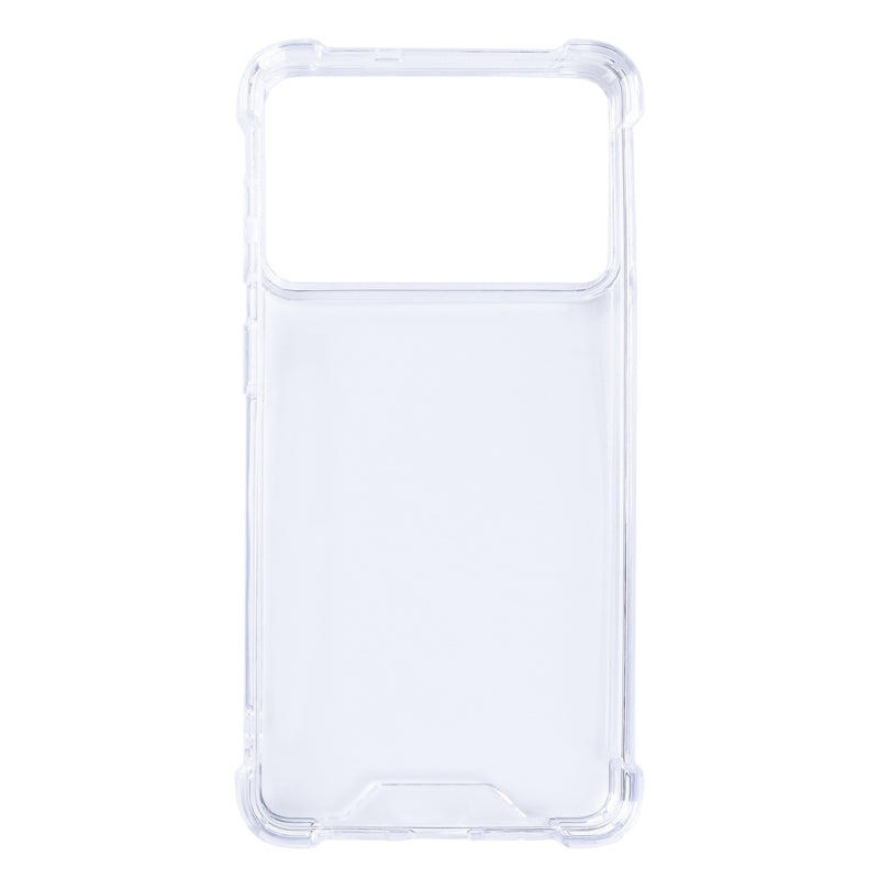 Rixus Anti-Burst Case For Samsung Galaxy S26 Edge Transparent