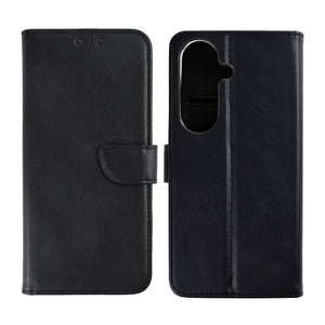 Rixus Bookcase For Samsung Galaxy S26 Black