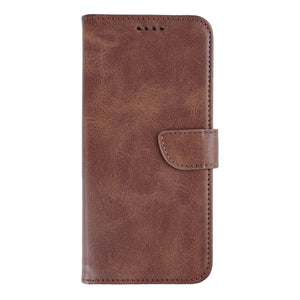 Rixus Bookcase For Samsung Galaxy S26 Brown
