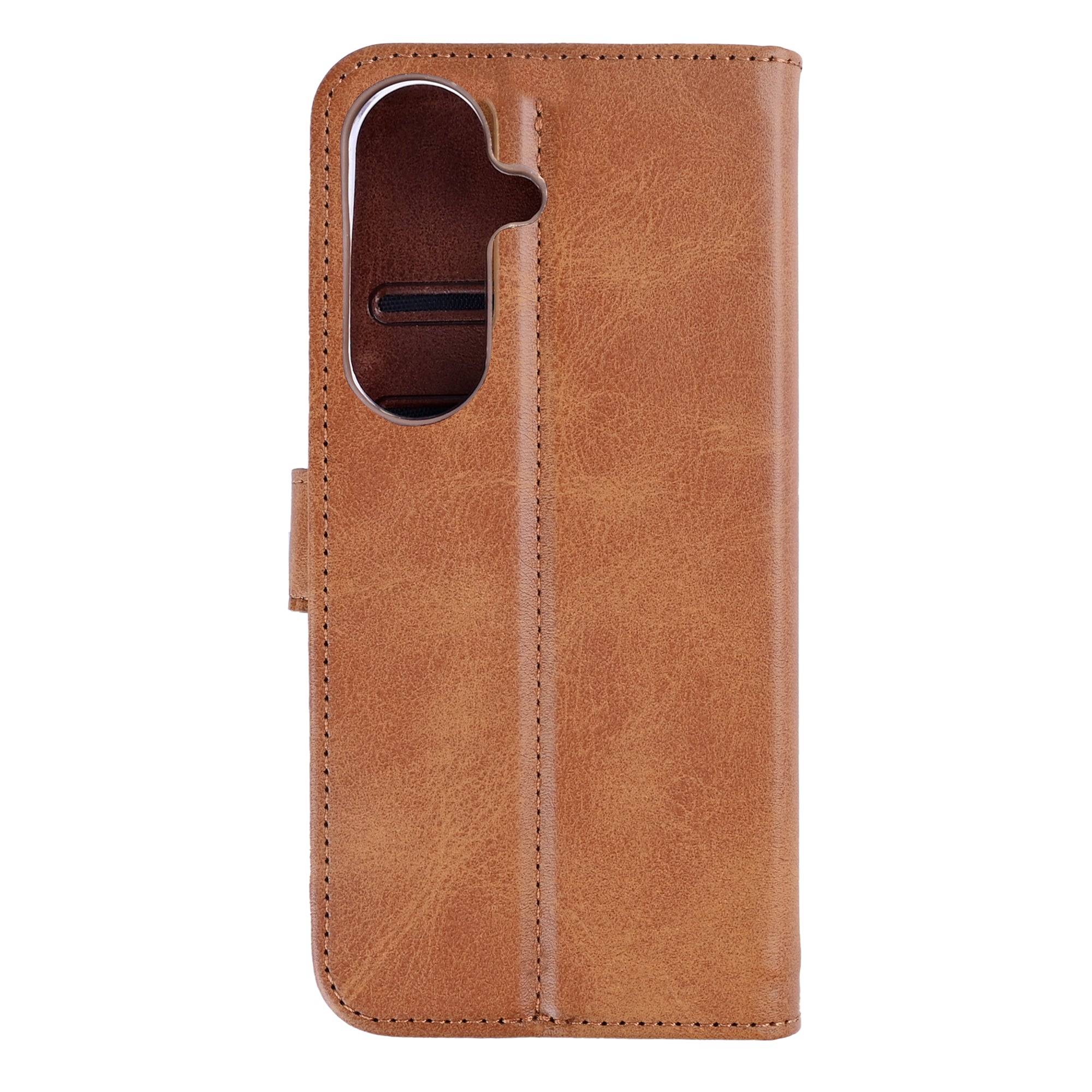 Rixus Bookcase For Samsung Galaxy S26 Light Brown