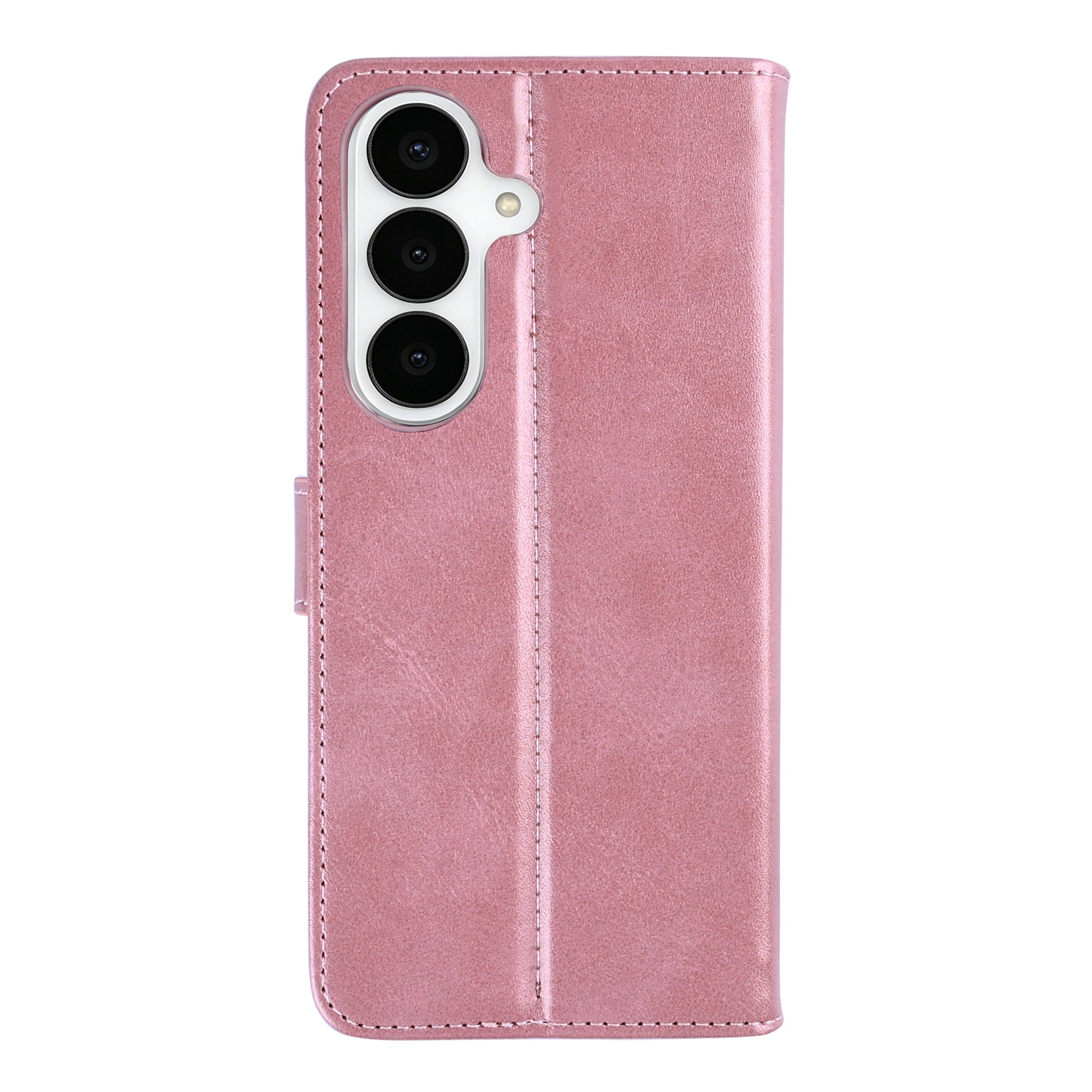 Rixus Bookcase For Samsung Galaxy S26 Pink