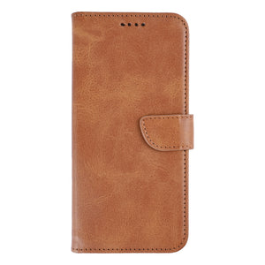 Rixus Bookcase For Samsung Galaxy S26 Ultra Light Brown
