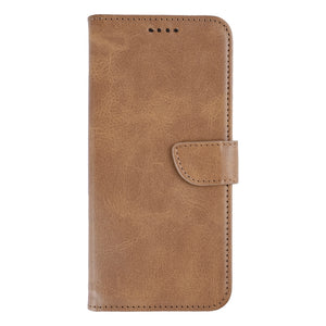 Rixus Bookcase For Samsung Galaxy S26 Ultra Light Brown