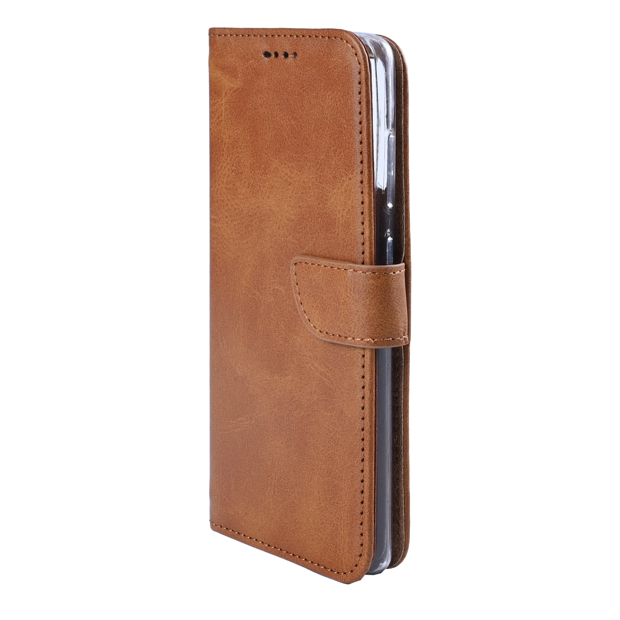 Rixus Bookcase For Samsung Galaxy S26 Ultra Light Brown