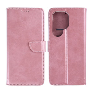 Rixus Bookcase For Samsung Galaxy S26 Ultra Pink