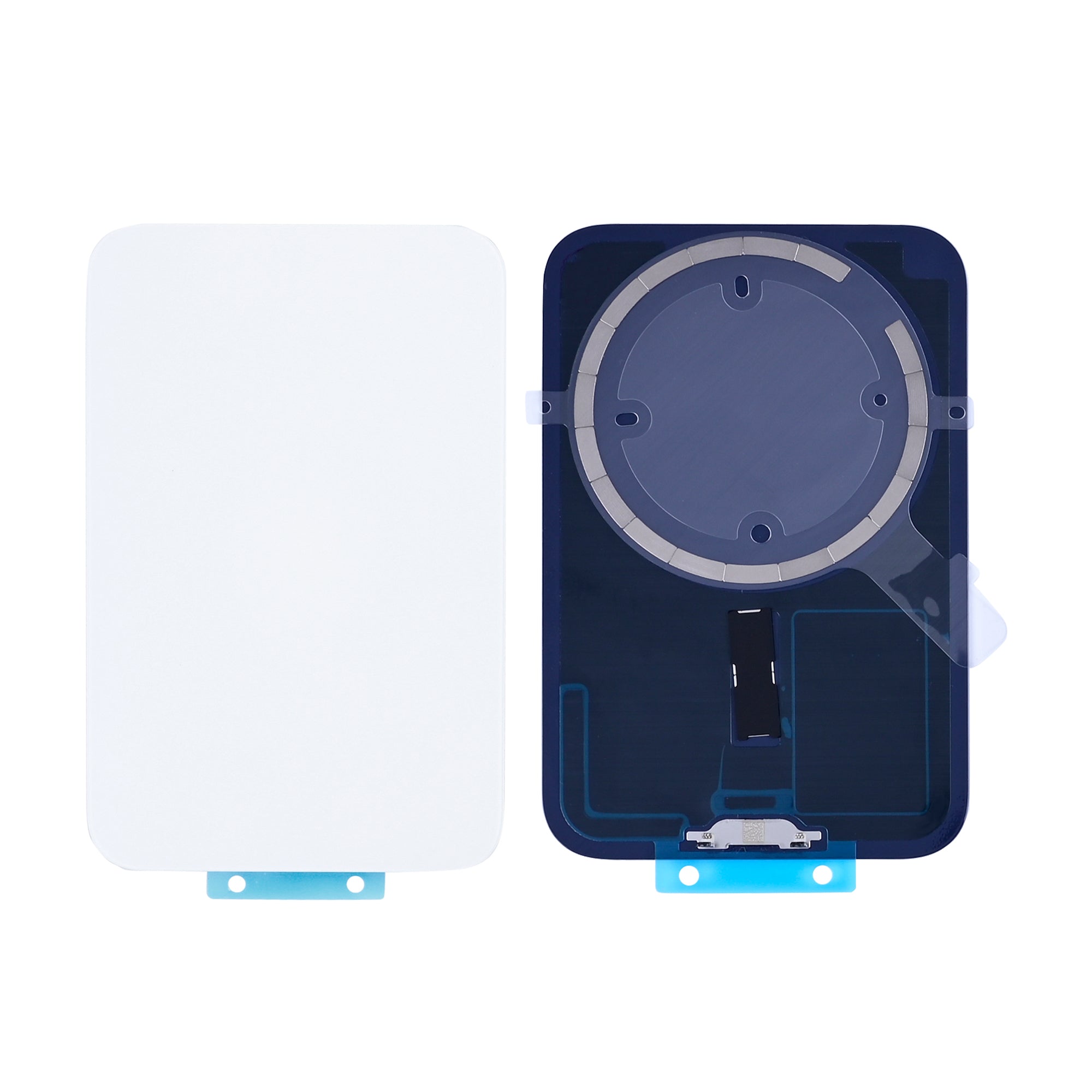 For Apple iPhone 17 Pro Back Glass Without NFC Silver Compatible