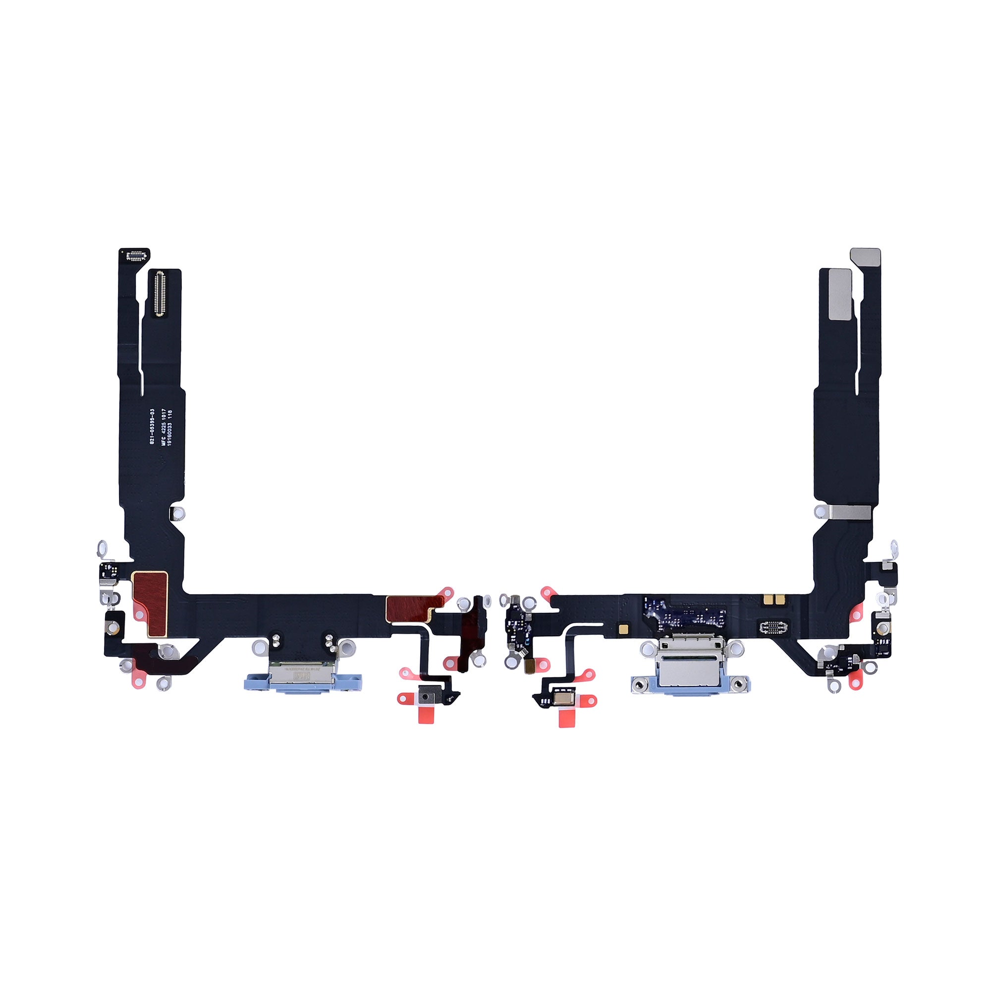 For Apple iPhone 17 System Charging Flex Mist Blue Pulled