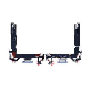 For Apple iPhone 17 System Charging Flex Mist Blue Pulled