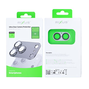 Rixus Ultra Clear Camera Protection For Apple iPhone 17 White