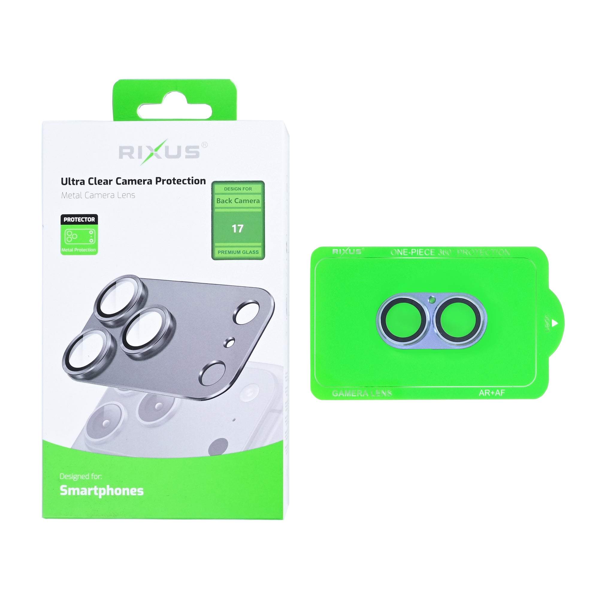 Rixus Ultra Clear Camera Protection For Apple iPhone 17 Mist Blue