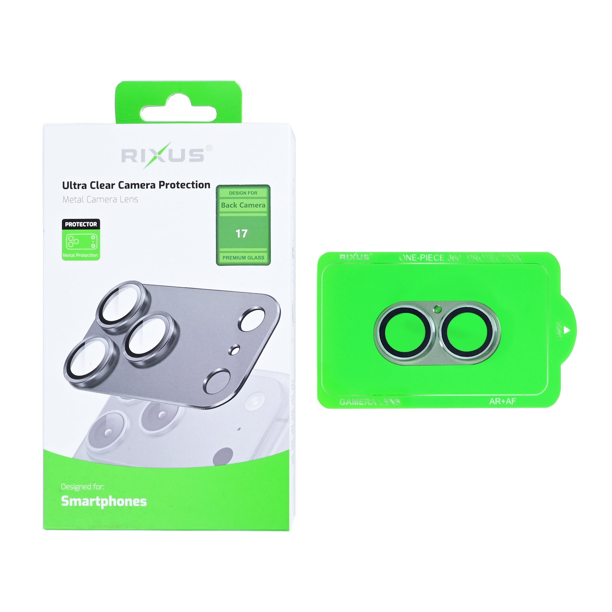 Rixus Ultra Clear Camera Protection For Apple iPhone 17 Sage