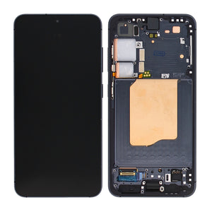 Samsung Galaxy S25 S931B Display And Digitizer With Frame Blue Black Pre-Assembled